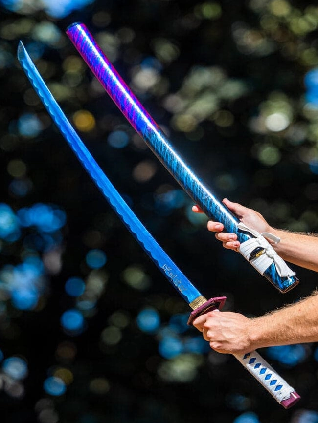 Battle-Ready Giyu Katana with Saya