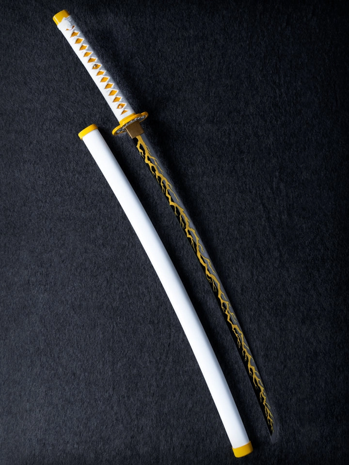 Battle-Ready Zenitsu Katana with Saya