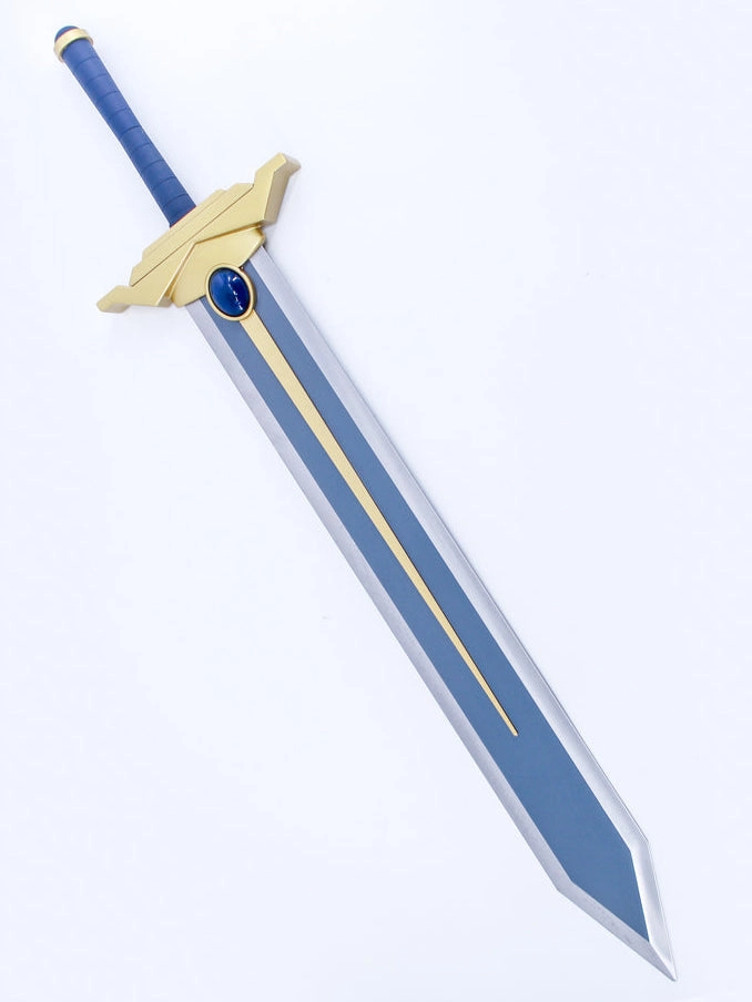 Himmel’s Sword replica with blue and gold guard